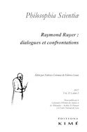 Philosophia Scientiae, v. 21, cahier 02